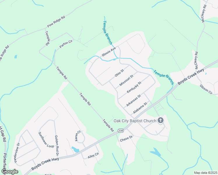 map of restaurants, bars, coffee shops, grocery stores, and more near 175 Illinois Ave in Seymour