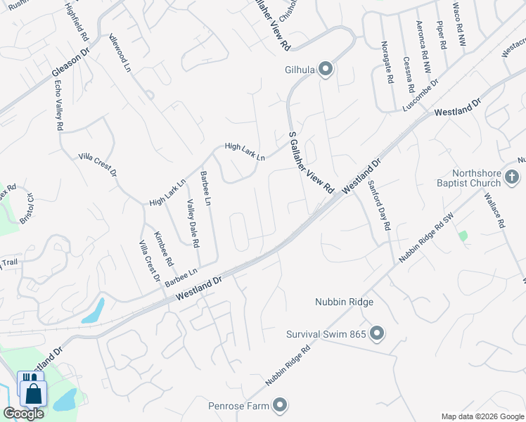 map of restaurants, bars, coffee shops, grocery stores, and more near 836 Meadowfield Drive in Knoxville