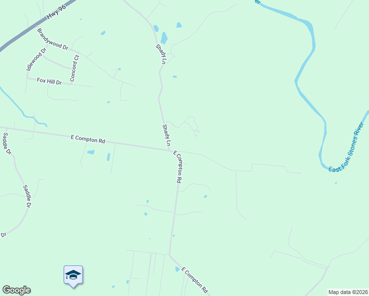 map of restaurants, bars, coffee shops, grocery stores, and more near 2981 Briarwood Drive in Murfreesboro