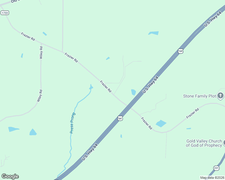 map of restaurants, bars, coffee shops, grocery stores, and more near 1077 Frazier Road in Spring Hope