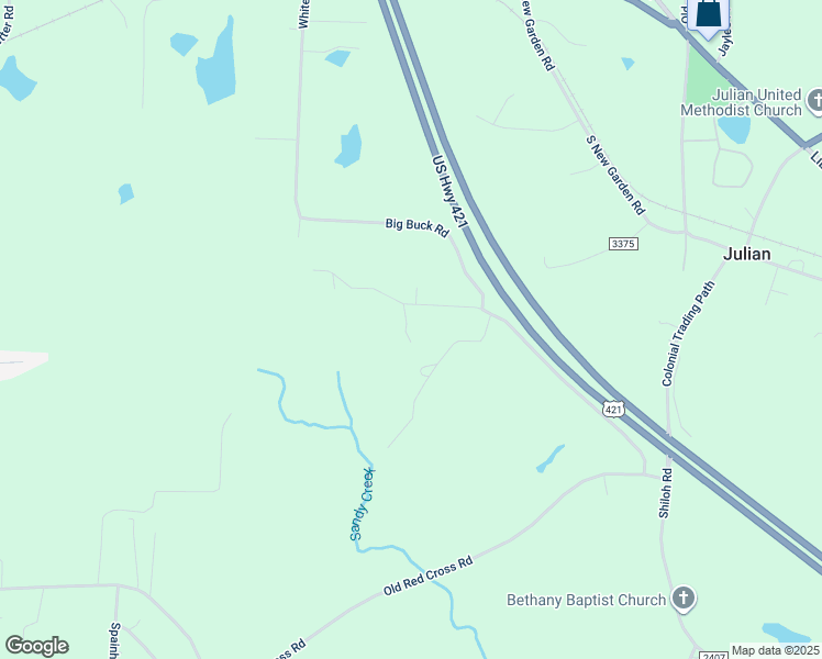 map of restaurants, bars, coffee shops, grocery stores, and more near 6065 Harold Meadow Road in Julian