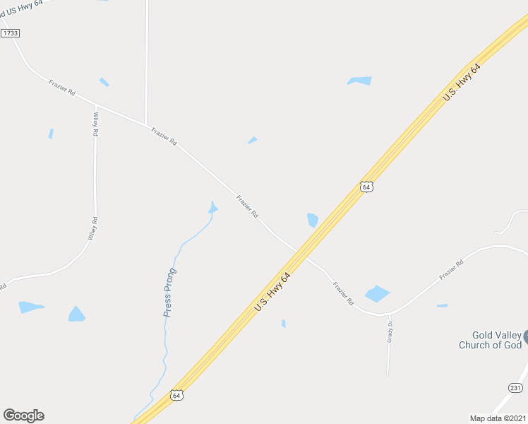 map of restaurants, bars, coffee shops, grocery stores, and more near 1077 Frazier Road in Spring Hope