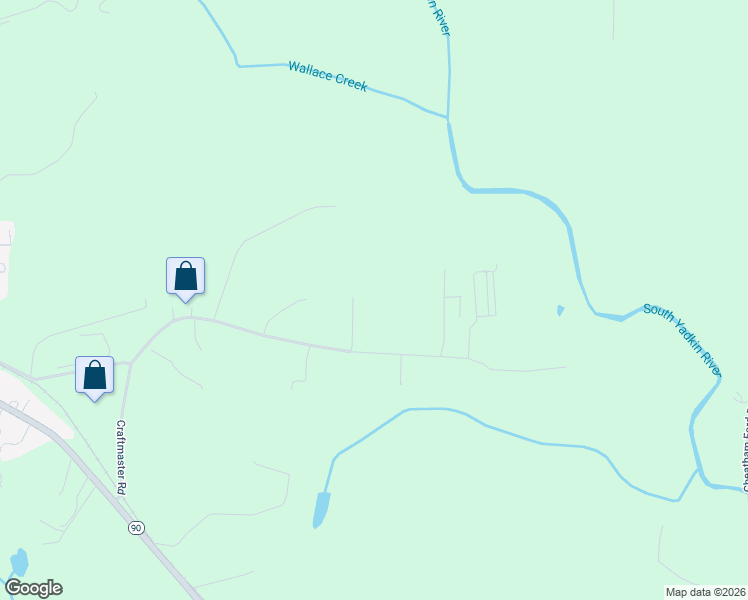 map of restaurants, bars, coffee shops, grocery stores, and more near 62 Bb Lane in Hiddenite