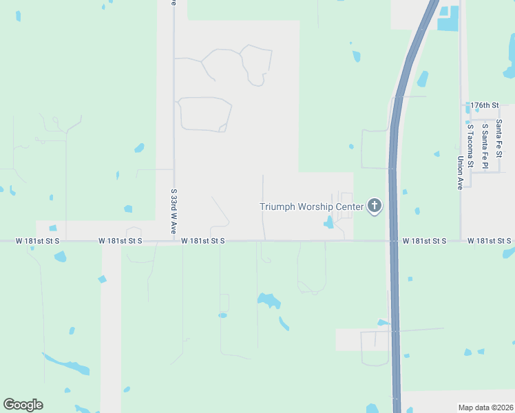 map of restaurants, bars, coffee shops, grocery stores, and more near 2333 West 181th Street in Mounds