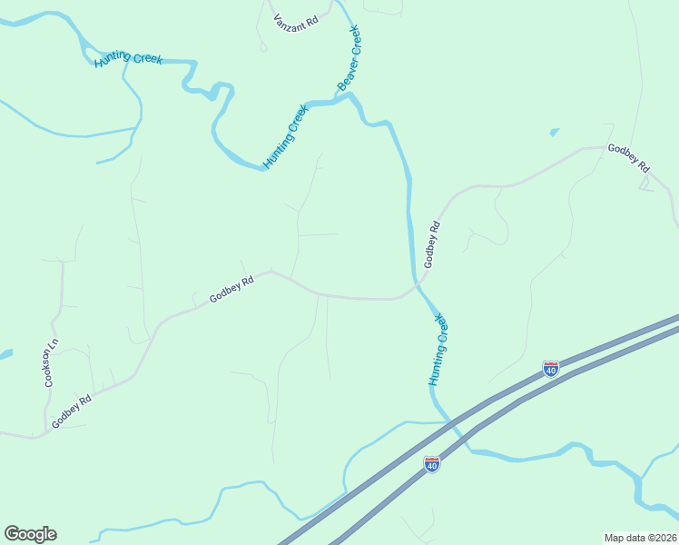 map of restaurants, bars, coffee shops, grocery stores, and more near 1134 Godbey Road in Mocksville