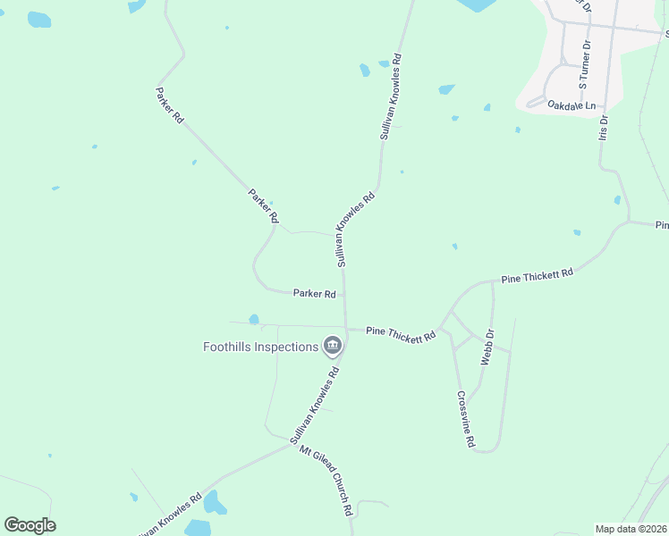 map of restaurants, bars, coffee shops, grocery stores, and more near 1718 Parker Road in Sparta