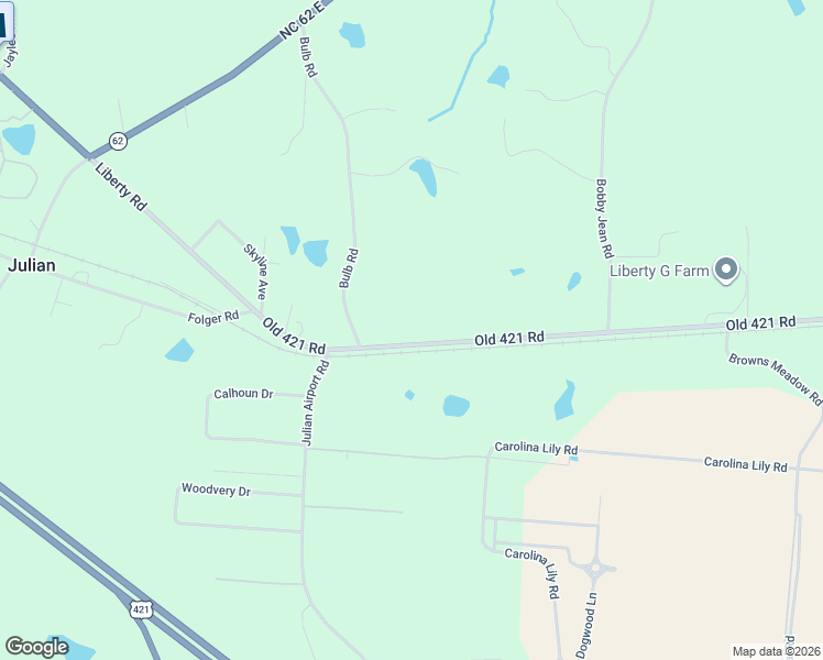 map of restaurants, bars, coffee shops, grocery stores, and more near 8920 Old 421 Road in Julian
