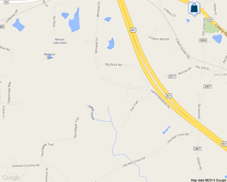 map of restaurants, bars, coffee shops, grocery stores, and more near 6119 Harold Meadow Road in Julian