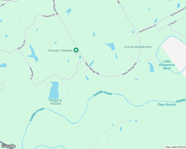 map of restaurants, bars, coffee shops, grocery stores, and more near 866 Open Range Road in Crossville