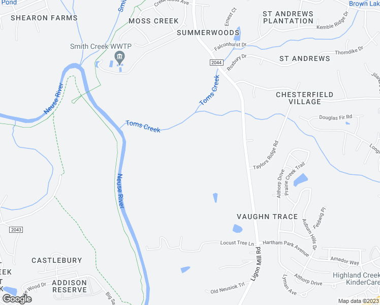map of restaurants, bars, coffee shops, grocery stores, and more near 8113 Ligon Mill Road in Wake Forest