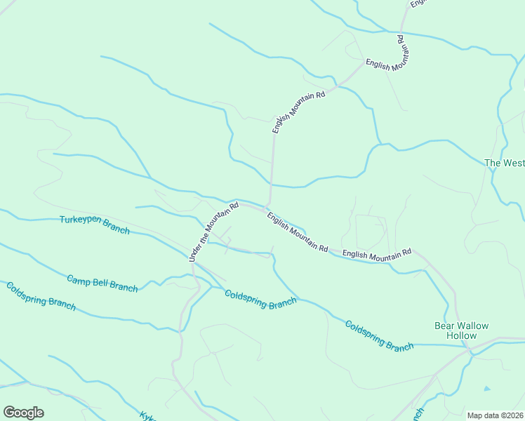 map of restaurants, bars, coffee shops, grocery stores, and more near 871 English Mountain Road in Cosby