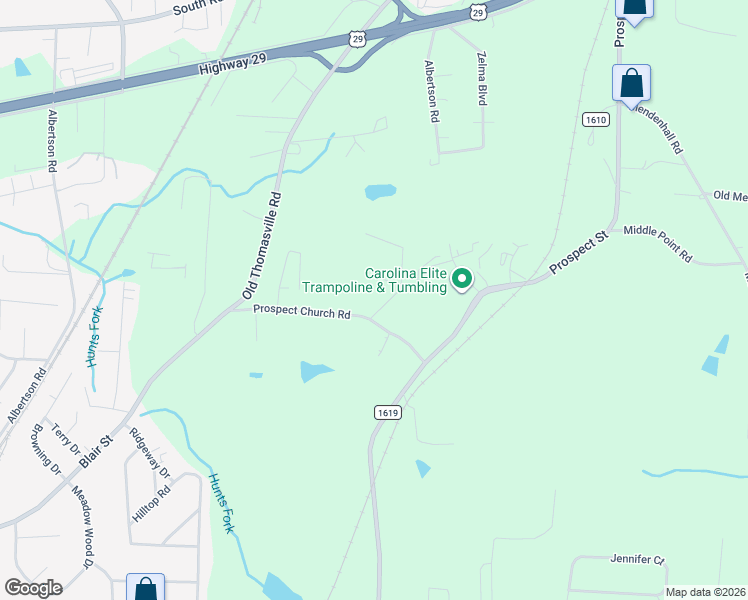 map of restaurants, bars, coffee shops, grocery stores, and more near 5427 Tallwood Estates Drive in Thomasville