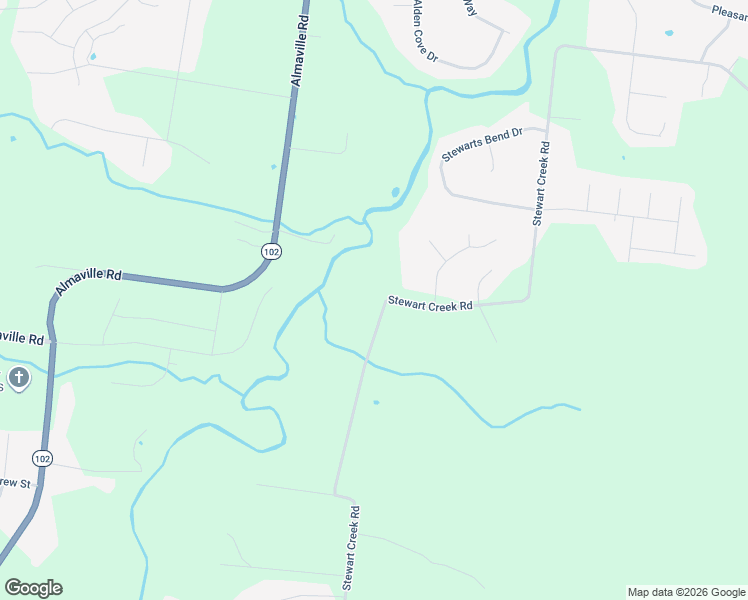 map of restaurants, bars, coffee shops, grocery stores, and more near 2523 Stewart Creek Road in Murfreesboro