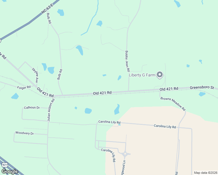 map of restaurants, bars, coffee shops, grocery stores, and more near 8794 Old 421 Road in Julian