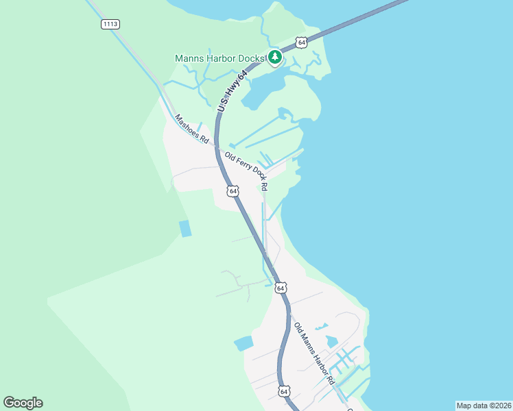 map of restaurants, bars, coffee shops, grocery stores, and more near 5791-5983 U.S. 64 in Dare