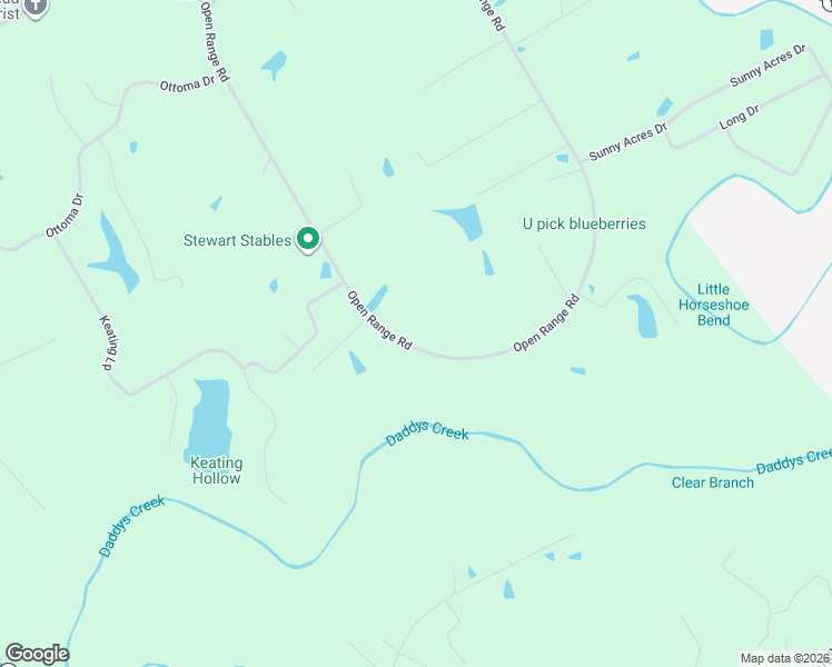 map of restaurants, bars, coffee shops, grocery stores, and more near 915 Open Range Road in Crossville