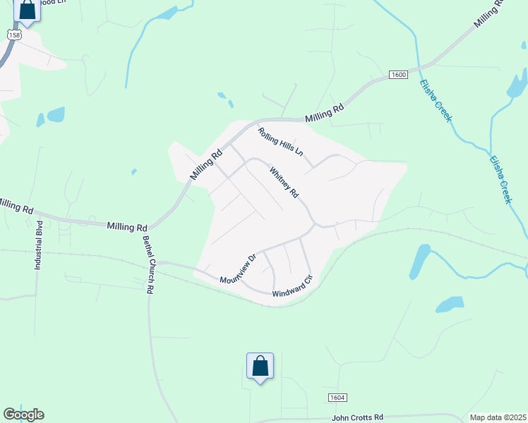 map of restaurants, bars, coffee shops, grocery stores, and more near 411 Fulton Street in Mocksville