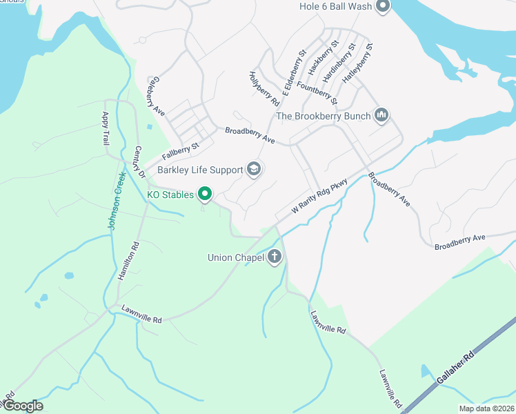 map of restaurants, bars, coffee shops, grocery stores, and more near 110 Juniperberry Road in Oak Ridge