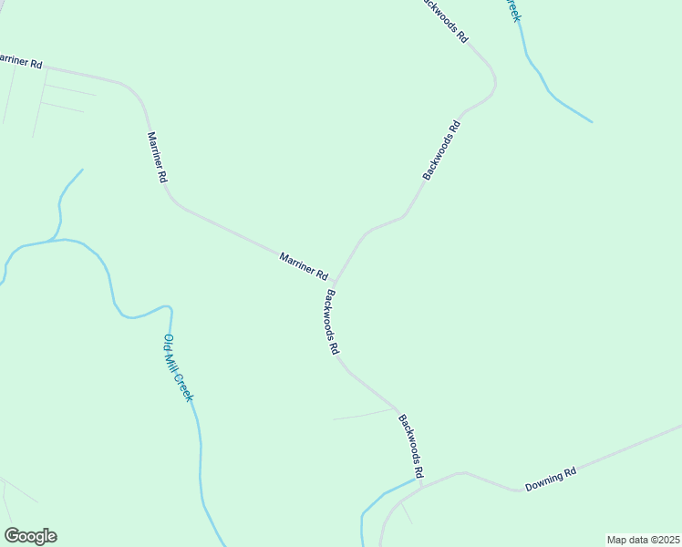 map of restaurants, bars, coffee shops, grocery stores, and more near Backwoods Road in Roper