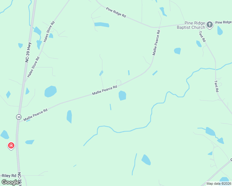 map of restaurants, bars, coffee shops, grocery stores, and more near 394 Mallie Pearce Road in Zebulon