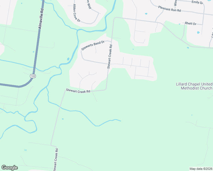 map of restaurants, bars, coffee shops, grocery stores, and more near 2770 Stewart Creek Road in Murfreesboro