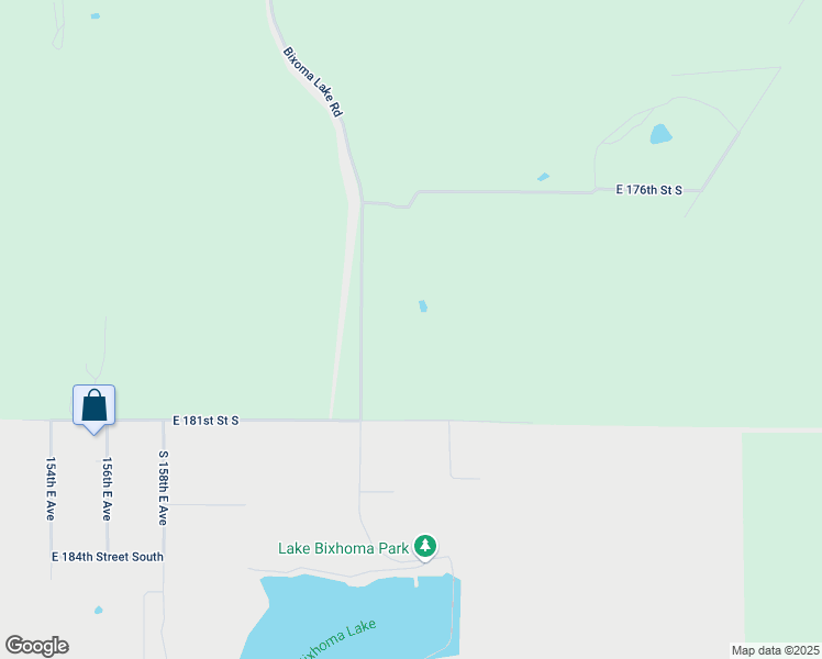 map of restaurants, bars, coffee shops, grocery stores, and more near 17703 South 161st East Avenue in Bixby