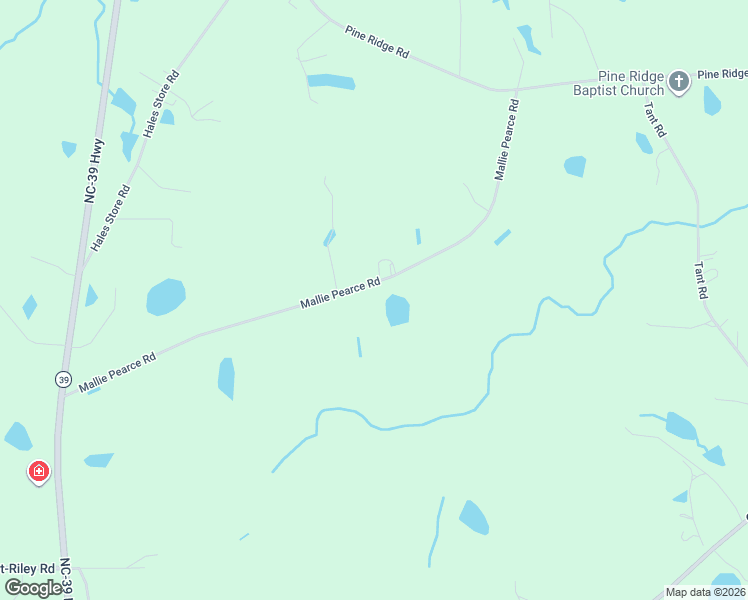 map of restaurants, bars, coffee shops, grocery stores, and more near 394 Mallie Pearce Road in Zebulon