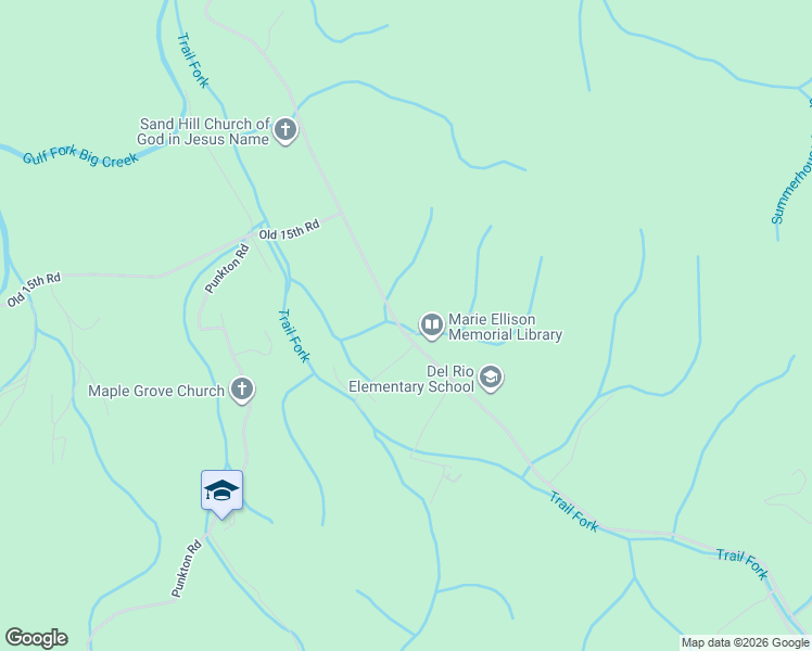 map of restaurants, bars, coffee shops, grocery stores, and more near 468 Tennessee 107 in Del Rio