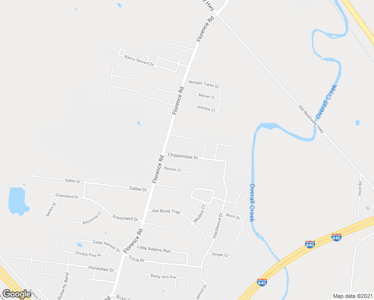 map of restaurants, bars, coffee shops, grocery stores, and more near 3507 Calabash Circle in Murfreesboro