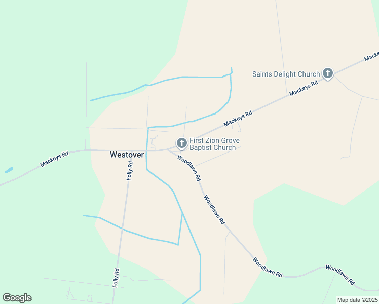 map of restaurants, bars, coffee shops, grocery stores, and more near 3004 Woodlawn Road in Roper