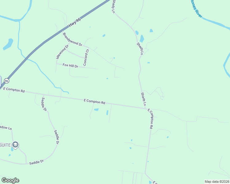 map of restaurants, bars, coffee shops, grocery stores, and more near 2561 East Compton Road in Murfreesboro