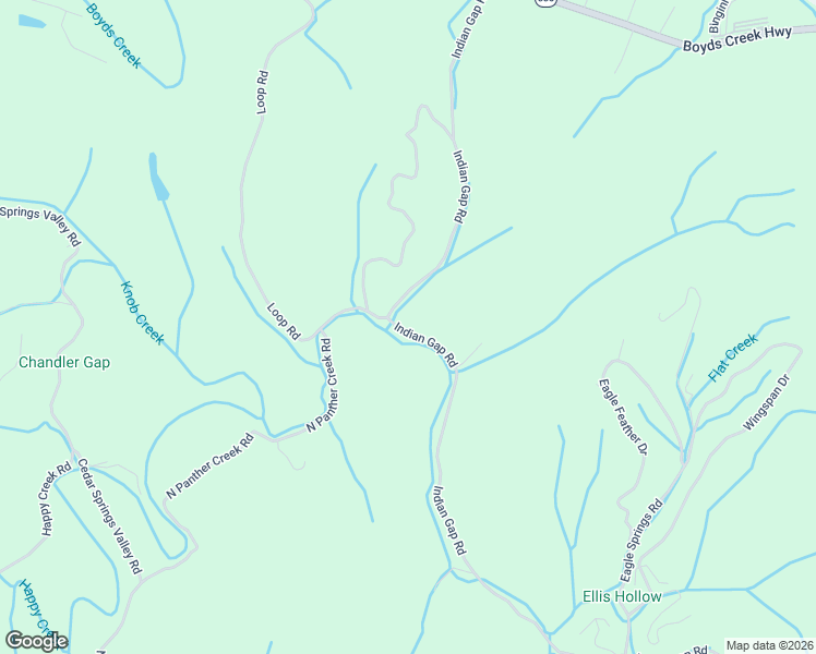 map of restaurants, bars, coffee shops, grocery stores, and more near 934 Indian Gap Road in Sevierville