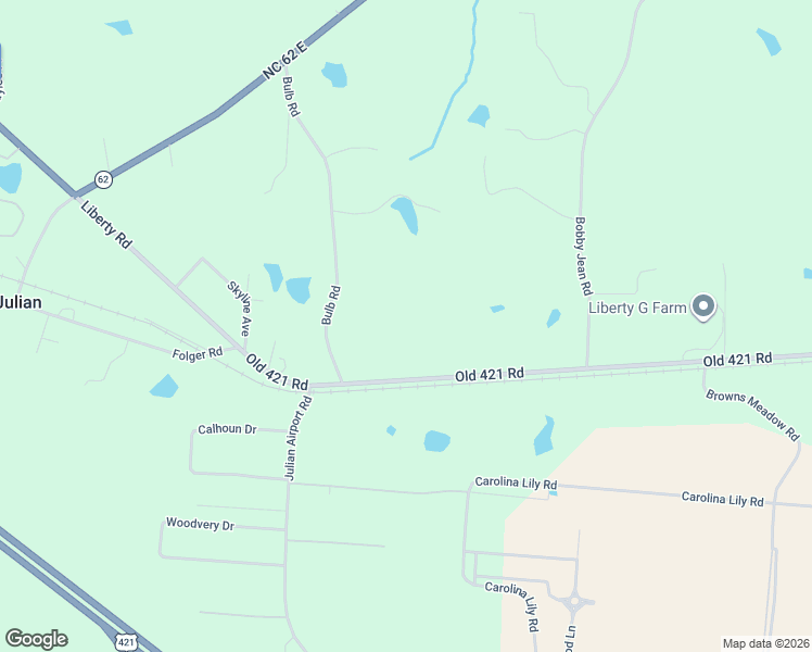 map of restaurants, bars, coffee shops, grocery stores, and more near 1 Old 421 Road in Julian
