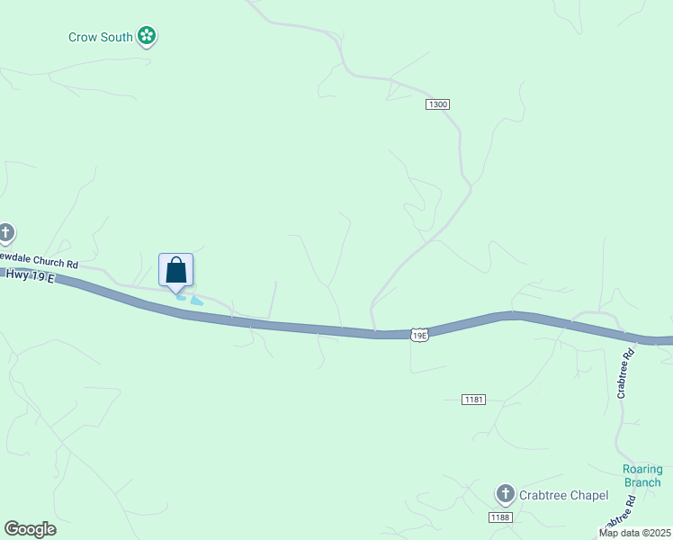 map of restaurants, bars, coffee shops, grocery stores, and more near Boxwood Road in Yancey County