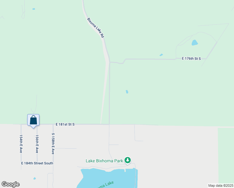 map of restaurants, bars, coffee shops, grocery stores, and more near 17703 South 161st East Avenue in Bixby