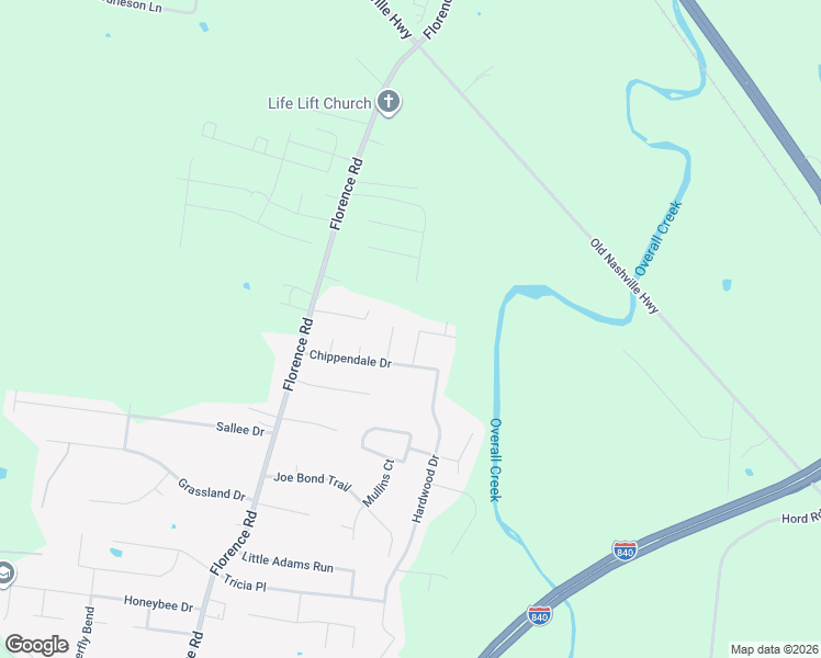 map of restaurants, bars, coffee shops, grocery stores, and more near 3507 Paulownia Circle in Murfreesboro