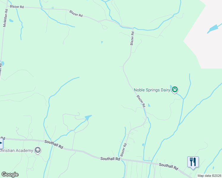 map of restaurants, bars, coffee shops, grocery stores, and more near 3148 Blazer Road in Franklin