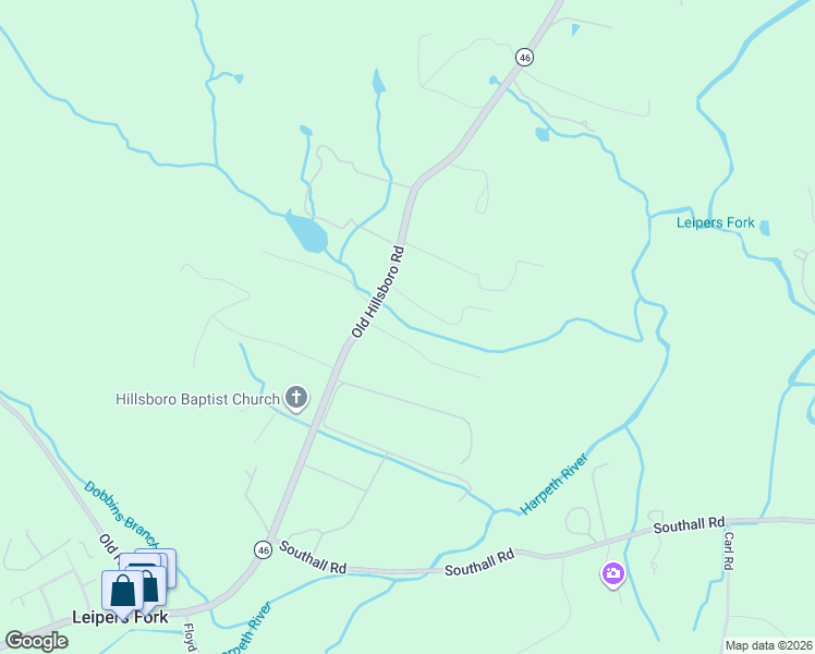 map of restaurants, bars, coffee shops, grocery stores, and more near 4005 Old Hillsboro Road in Franklin