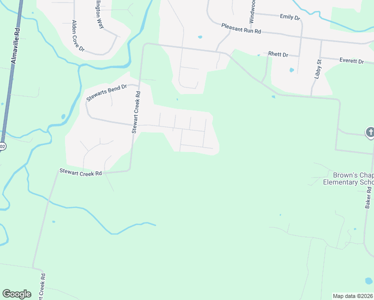 map of restaurants, bars, coffee shops, grocery stores, and more near 2910 Stewart Creek Road in Murfreesboro