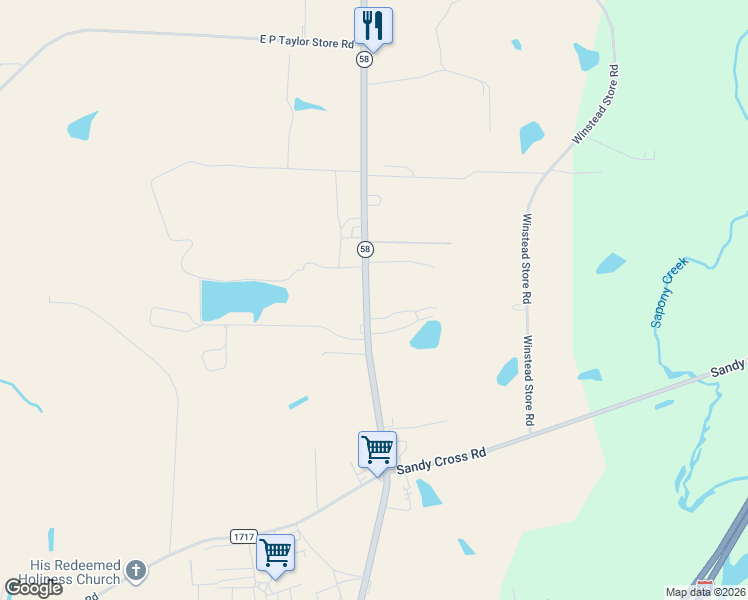 map of restaurants, bars, coffee shops, grocery stores, and more near 5391 North Carolina Highway 58 in Nashville