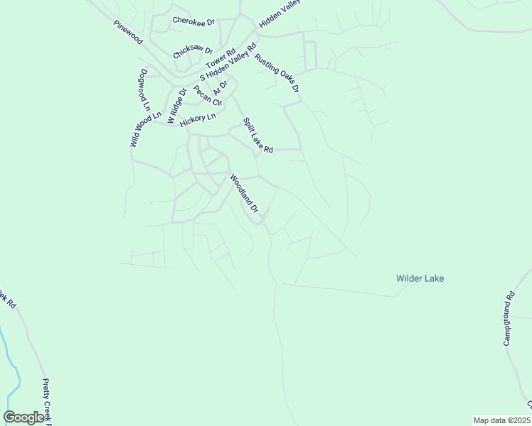 map of restaurants, bars, coffee shops, grocery stores, and more near 5317 Green Leaf Court in Nunnelly