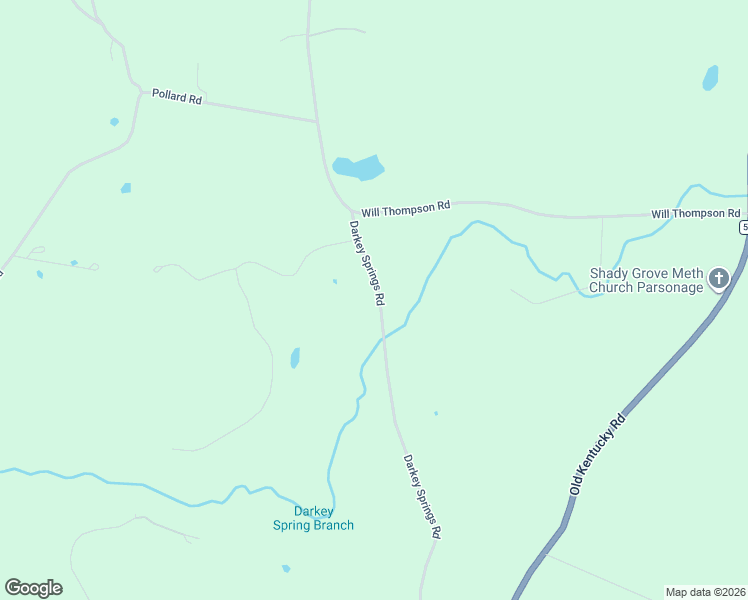 map of restaurants, bars, coffee shops, grocery stores, and more near 1331 Darkey Springs Road in Walling