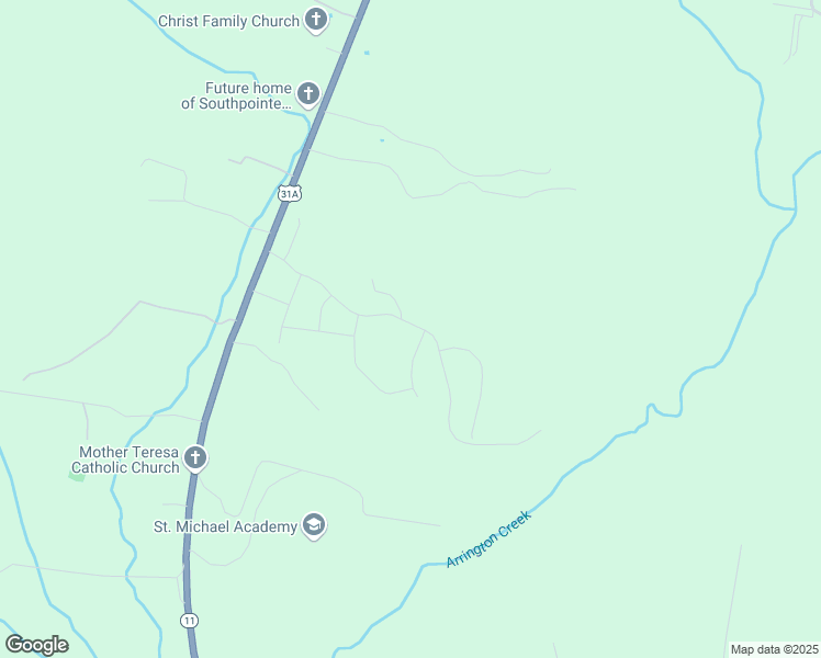 map of restaurants, bars, coffee shops, grocery stores, and more near 7093 Big Oak Lane in Nolensville