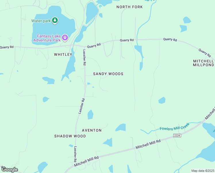 map of restaurants, bars, coffee shops, grocery stores, and more near 4408 Sandy Woods Drive in Wake Forest