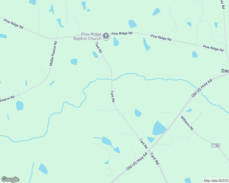 map of restaurants, bars, coffee shops, grocery stores, and more near 271 Tant Road in Zebulon