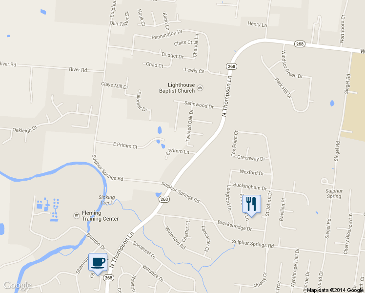 map of restaurants, bars, coffee shops, grocery stores, and more near 3031 Twisted Oak Drive in Murfreesboro