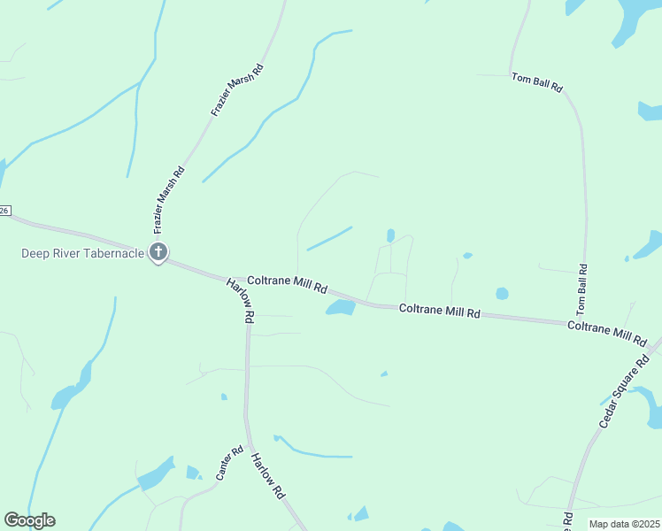 map of restaurants, bars, coffee shops, grocery stores, and more near Coltrane Mill Road in High Point
