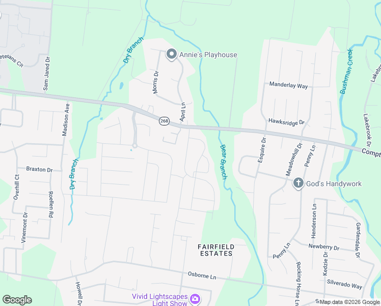 map of restaurants, bars, coffee shops, grocery stores, and more near 3227 Rift Lane in Murfreesboro