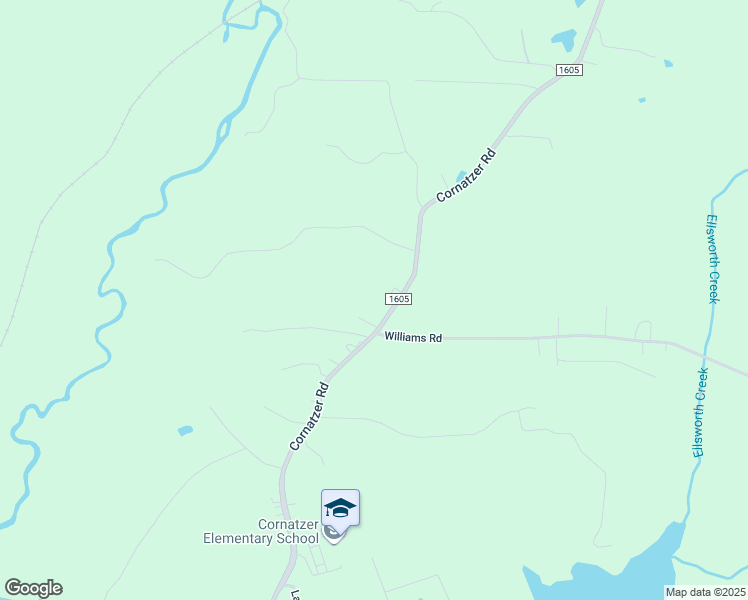 map of restaurants, bars, coffee shops, grocery stores, and more near 821 Cornatzer Road in Mocksville