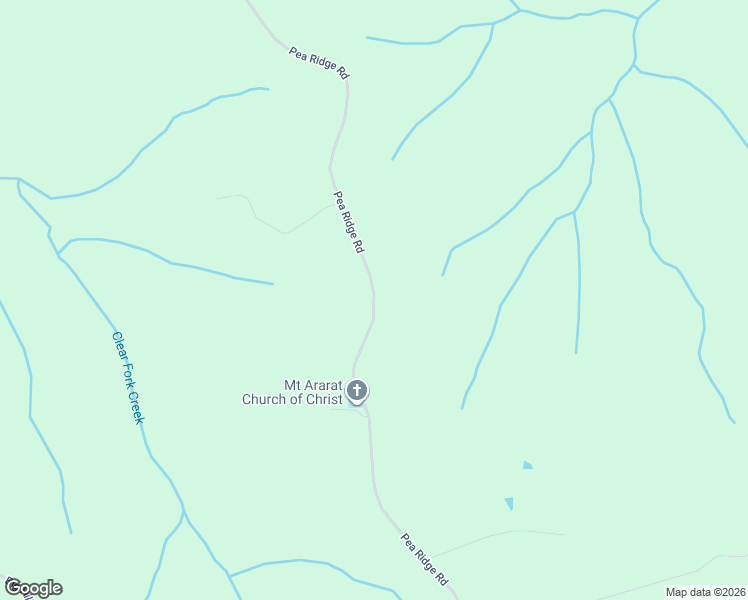 map of restaurants, bars, coffee shops, grocery stores, and more near Pea Ridge Road in Liberty